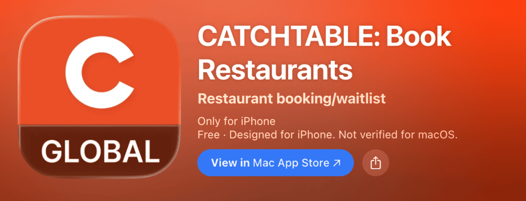 best Korea travel apps for tourists - CATCHTABLE