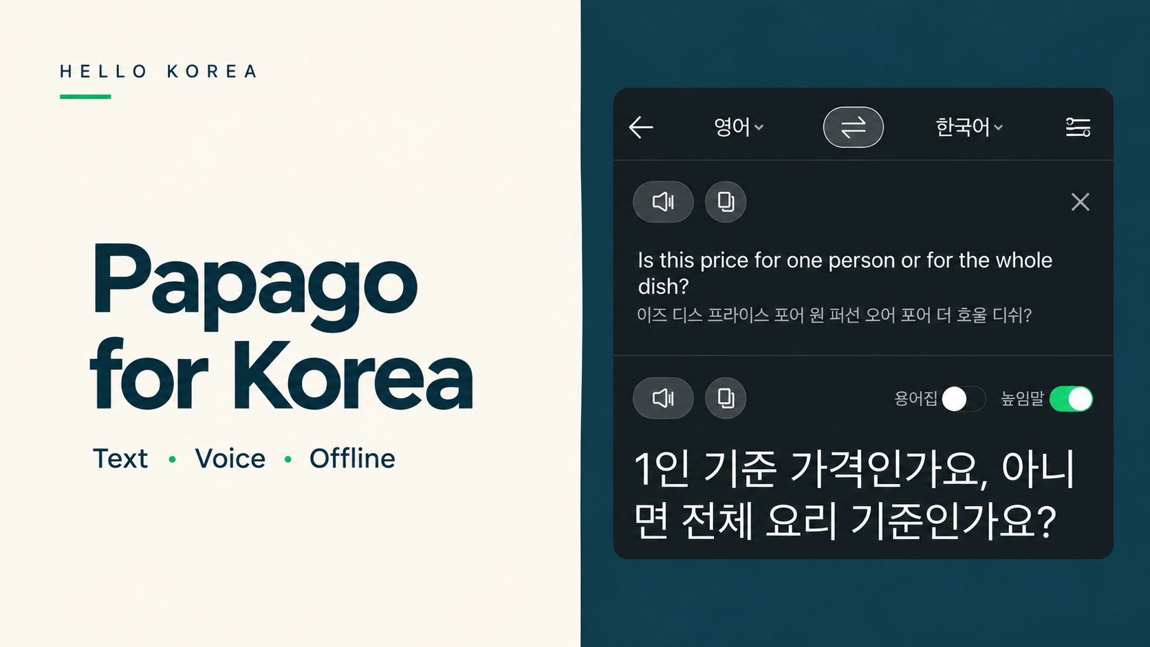 How to Use Papago in Korea: Menus, Signs and Conversations