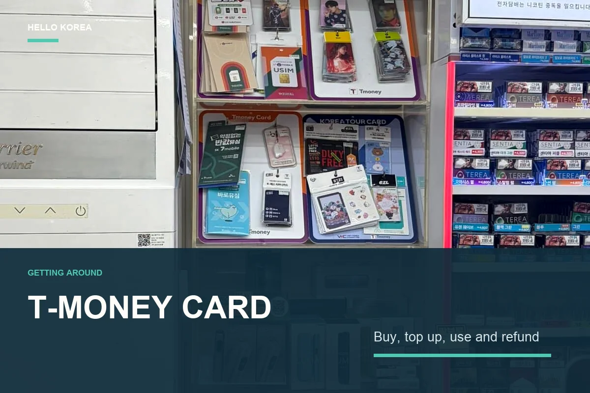 T-money Card in Korea for Tourists (2026): Buy, Recharge, Use & Refund